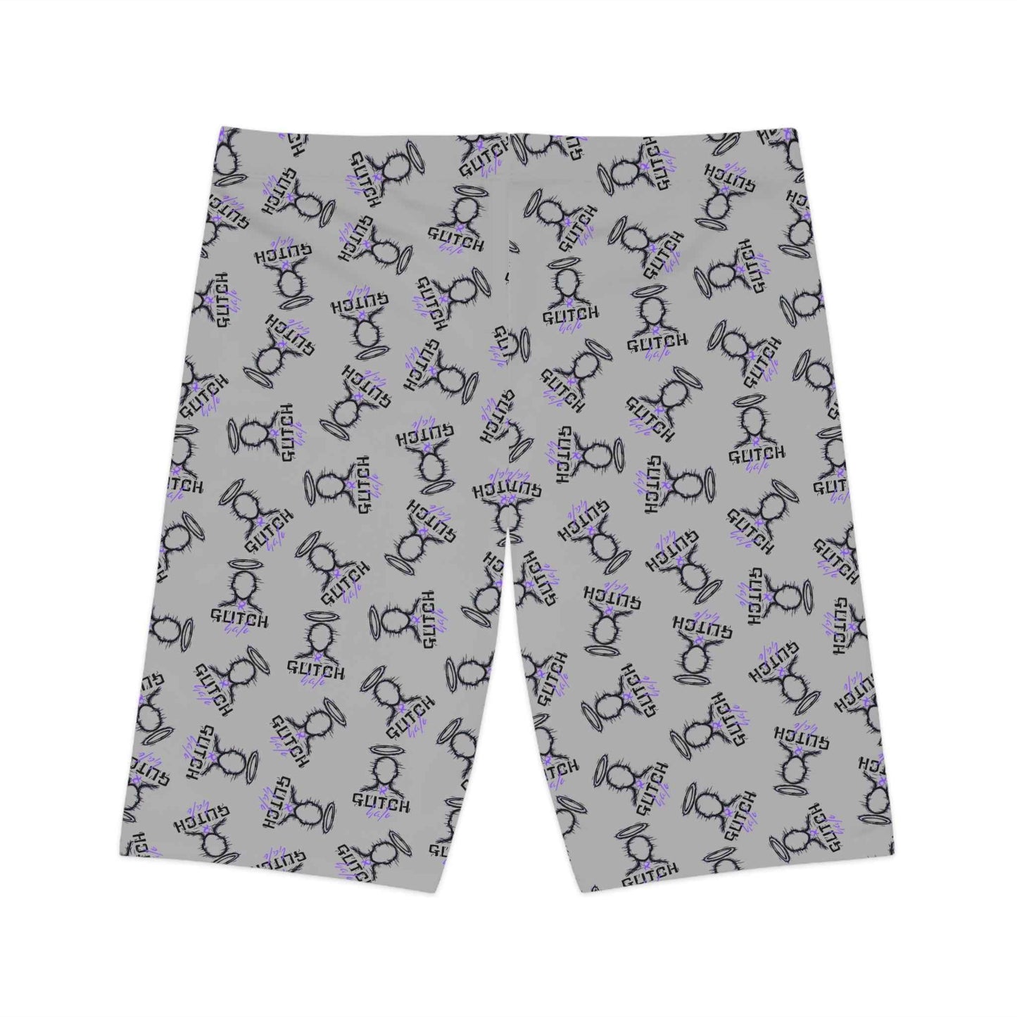Glitch Pattern Women's Bike Shorts - Stylish Cycling Comfort