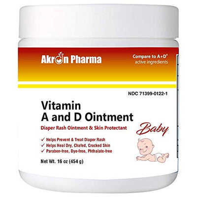 Akron Pharma Vitamin A and D Ointment Skin Protectant