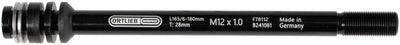 Ortlieb Thru Axle M6-Connector - 1mm Black