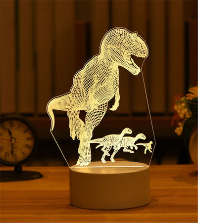 3D LED Night Light - Creative Table Lamp for All Occasions