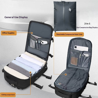 Premium Waterproof Vacuum-Compression Business Backpack