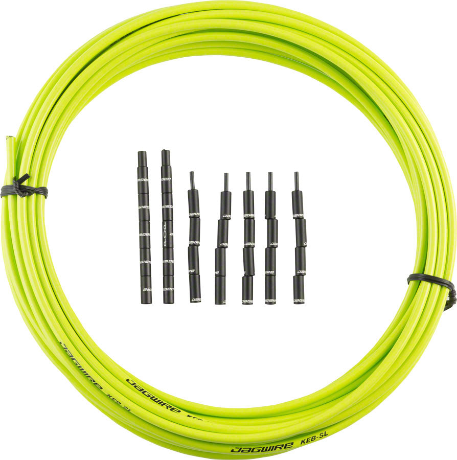 Jagwire 5mm Pro Compresión Sin Compresión Freno Carcasa - Verde Orgánico