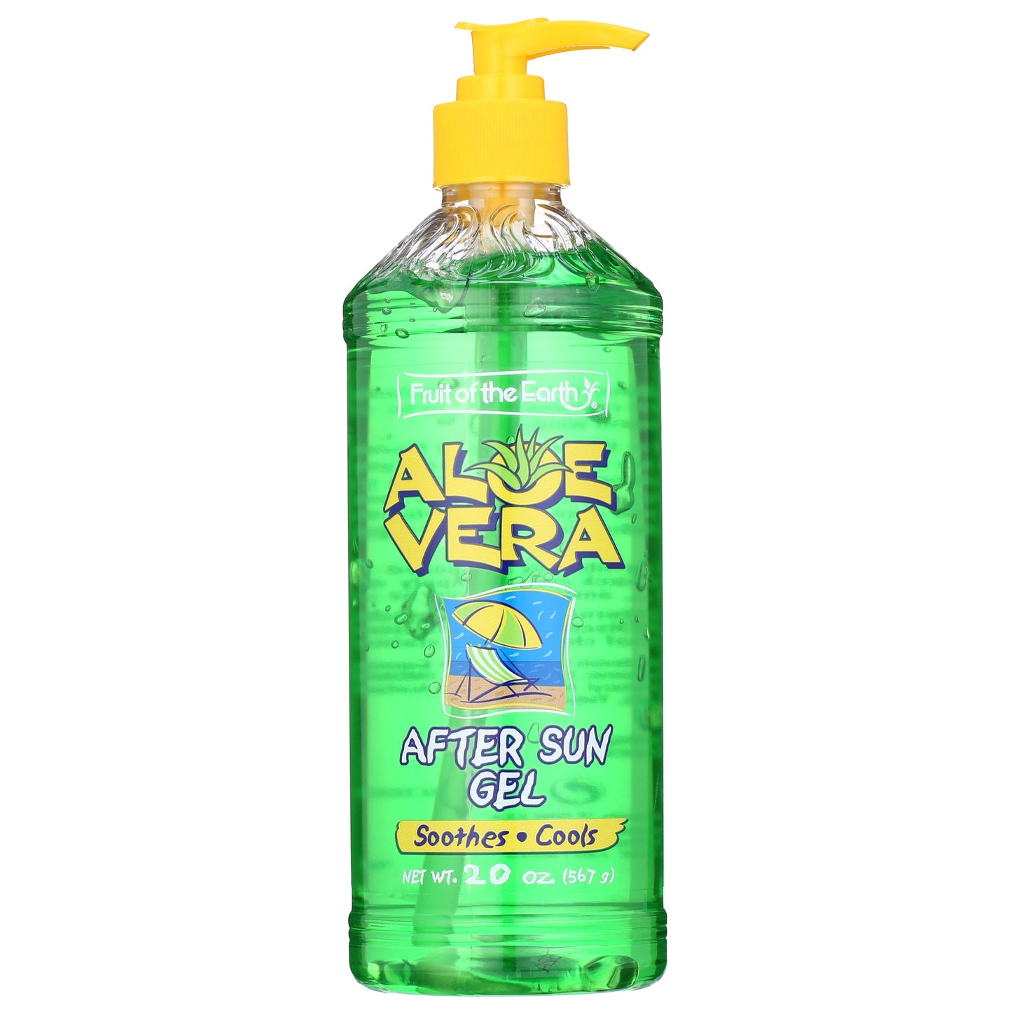 Gel après-soleil Aloe Vera Fruit of the Earth - 20 oz