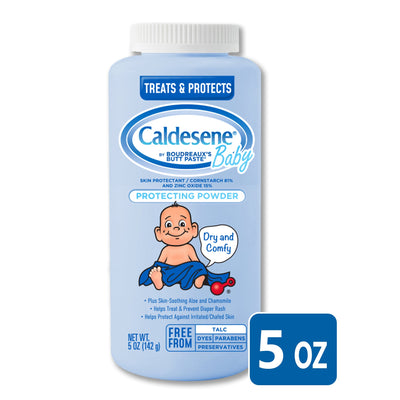 Caldesene Baby Cornstarch Powder with Zinc Oxide - 5 Oz