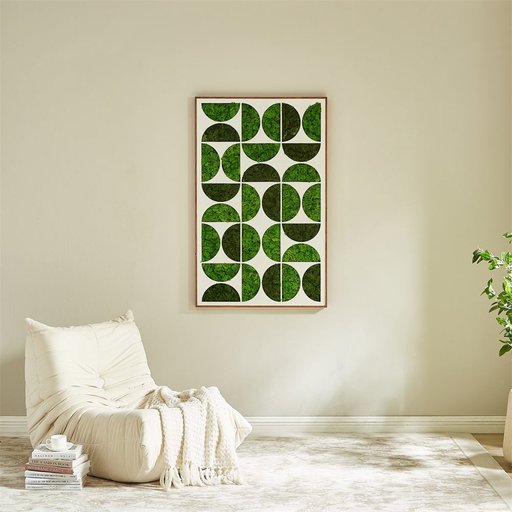 Moony Moss Wall Art Metal Decor