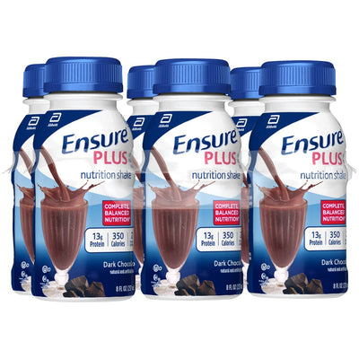 Ensure Plus Dark Chocolate Nutrition Shake - 6 Pack