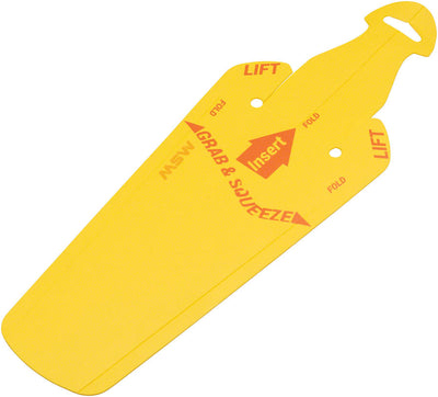 MSW Splashpad Rear Fender - Yellow