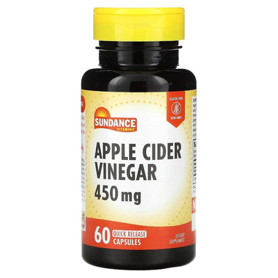 Sundance Vitamins Vinaigre de Cidre de Pomme 450 Mg - 60 Capsules