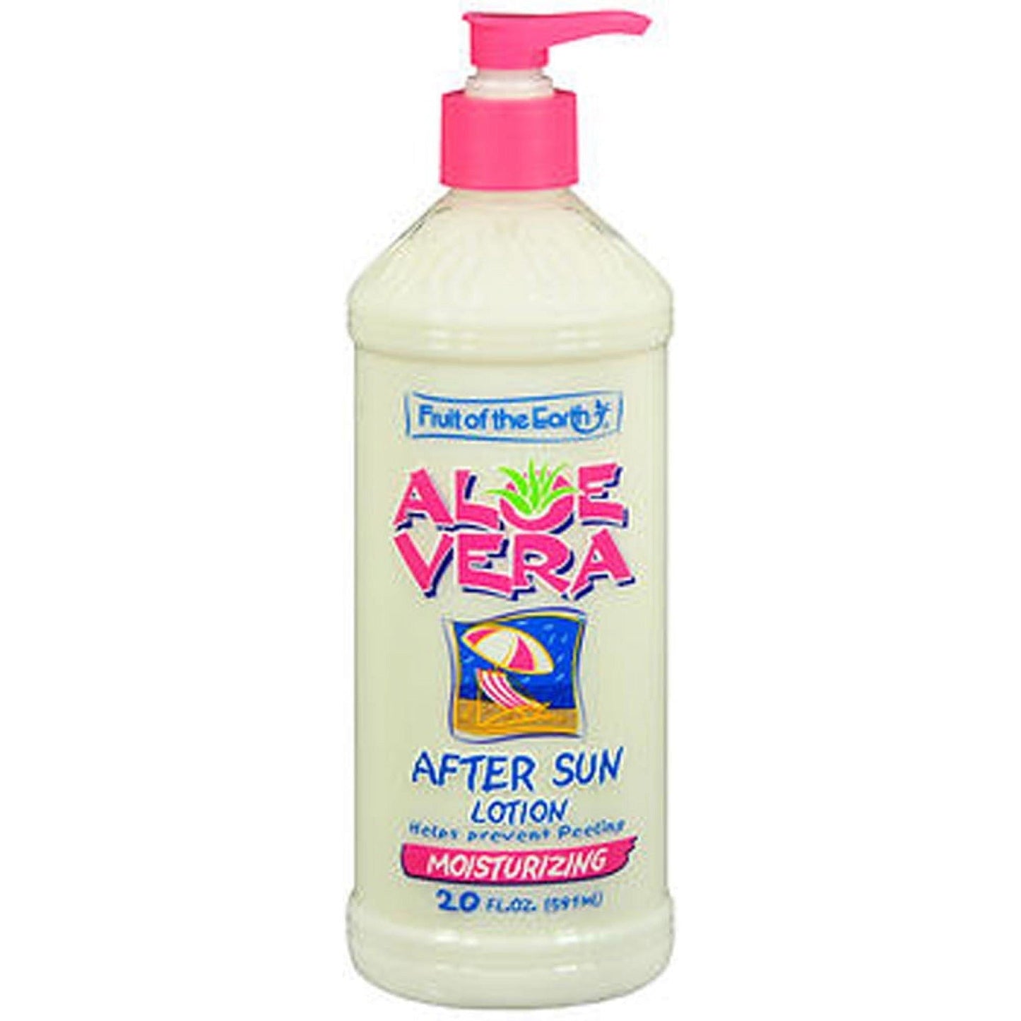 Lotion après soleil Aloe Vera Fruit of the Earth, 20 oz