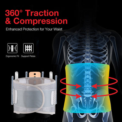 Summer Waist Support Breathable Waist Belt Lumbar Muscle Strain Lumbar Protrusion Fixed Light Belt - Korvel