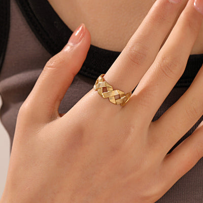 Personalized Trendy Ins Style Adjustable Ring for Women - Korvel