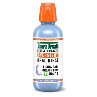 TheraBreath Overnight Mouthwash Chamomile Mint - Alcohol Free