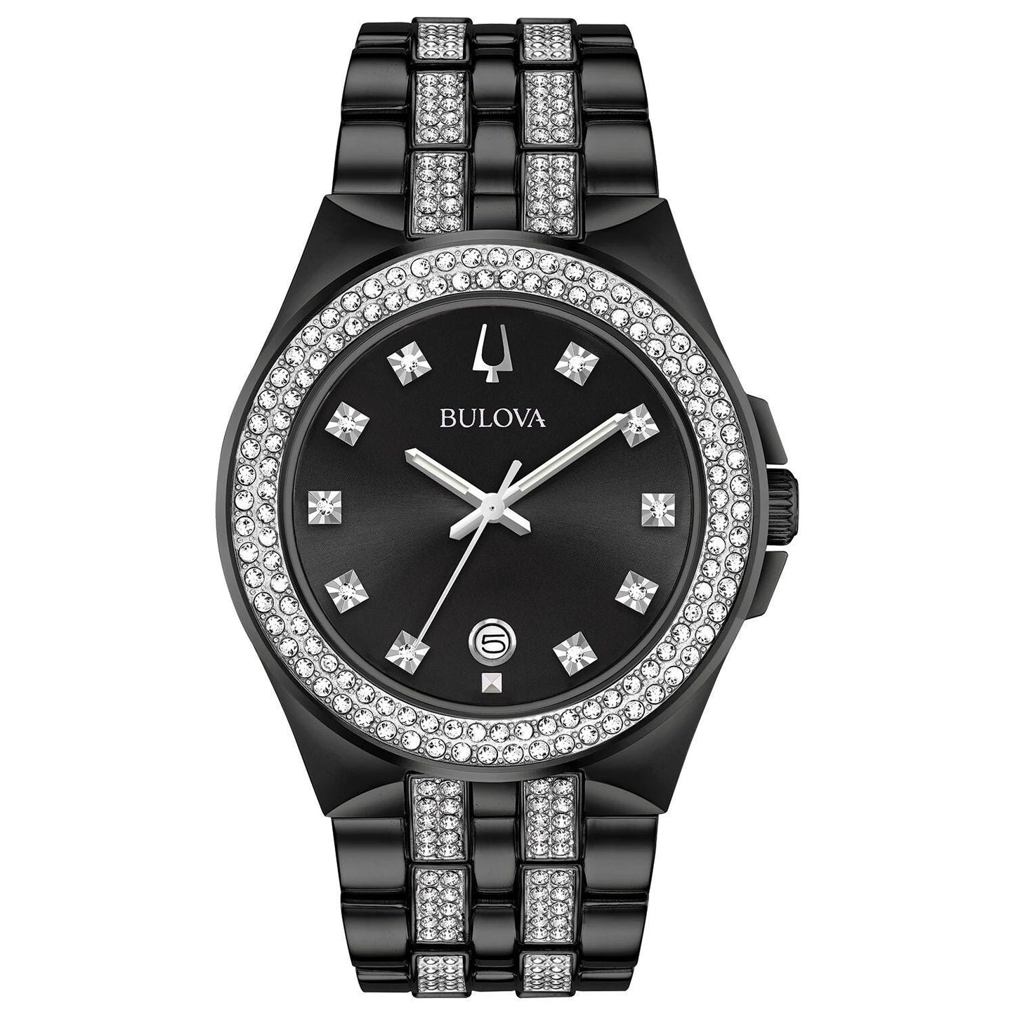 Montre à cristaux pour homme Bulova