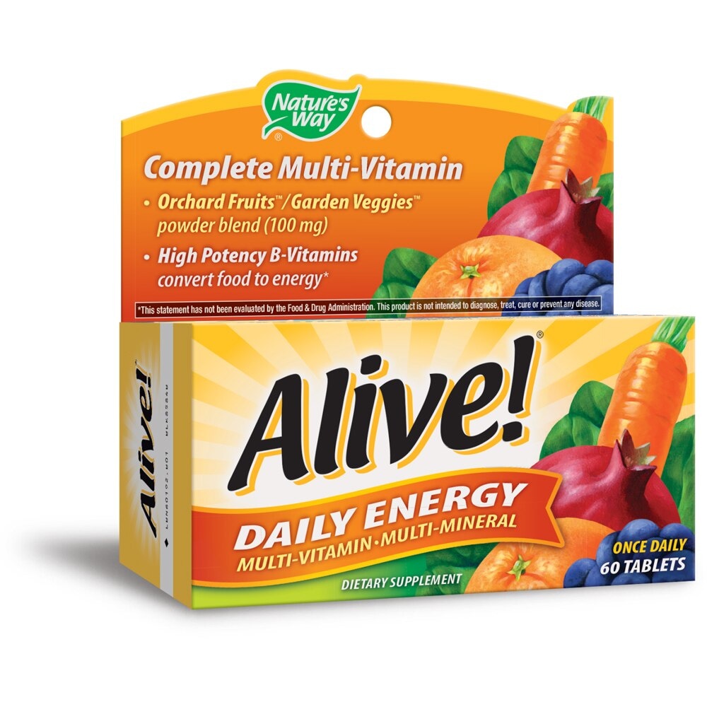 Nature's Way Alive! Multivitamínico Diario de Energía - 60 Tabletas