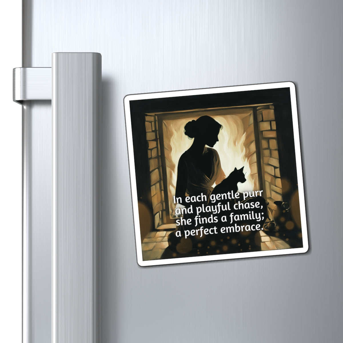 Cat Lady Family Refrigerator Magnets