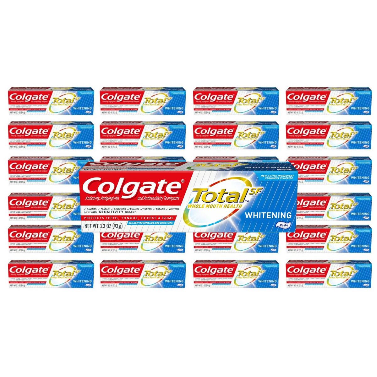 Pasta de dientes blanqueadora Colgate Total, 3.3 oz