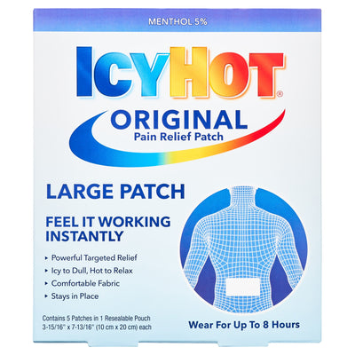 Icy Hot Original Large Pain Relief Patches - 5 Count