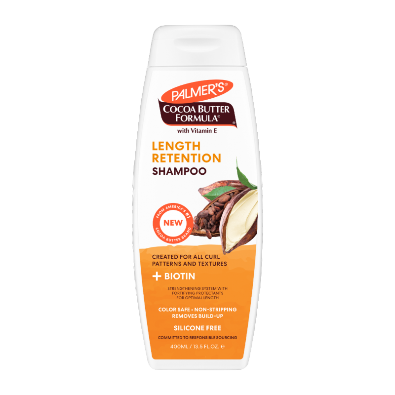 Champú Palmer's Cocoa Butter Formula Biotin para Retención de Largo - 13.5 Fl Oz