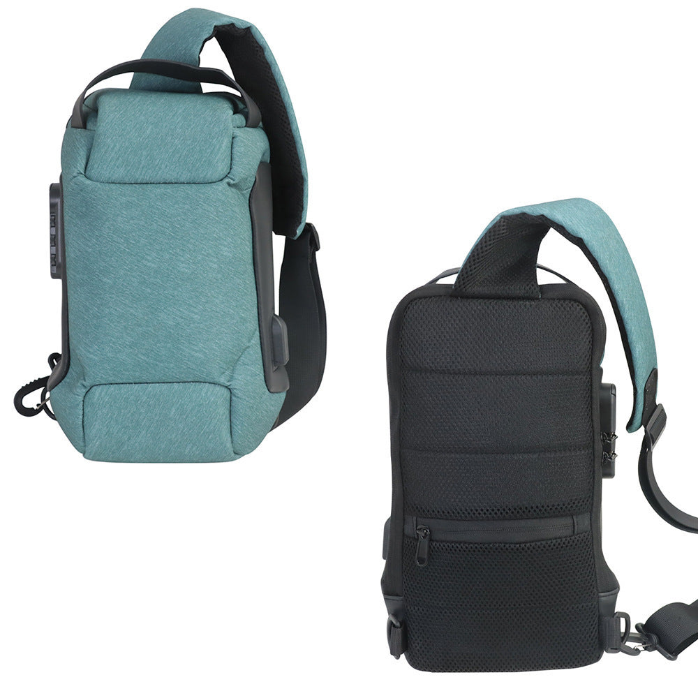 Sac messager sportif en toile Oxford premium
