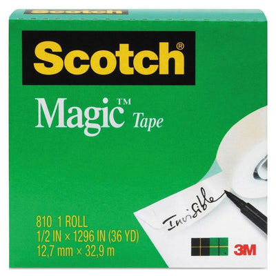 Scotch Magic Tape Refill, 3/4" x 1296", Clear