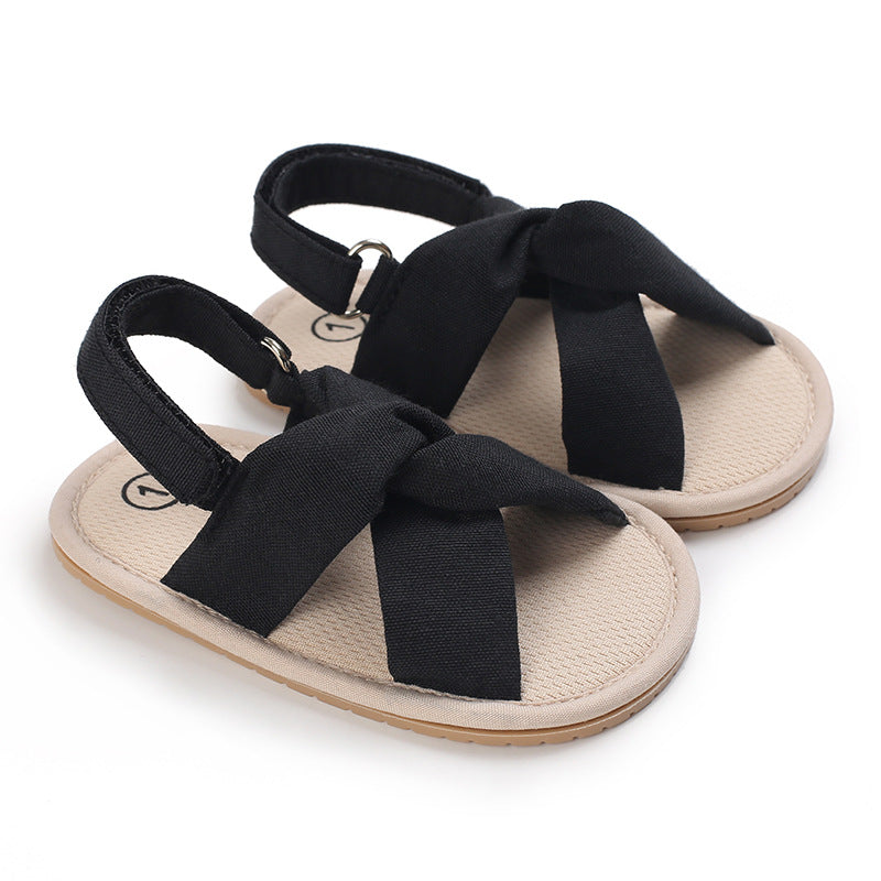 Toddler Shoes 0-1 Year Old Baby Girl Summer Sandals Soft Bottom Breathable Baby Shoes - Korvel