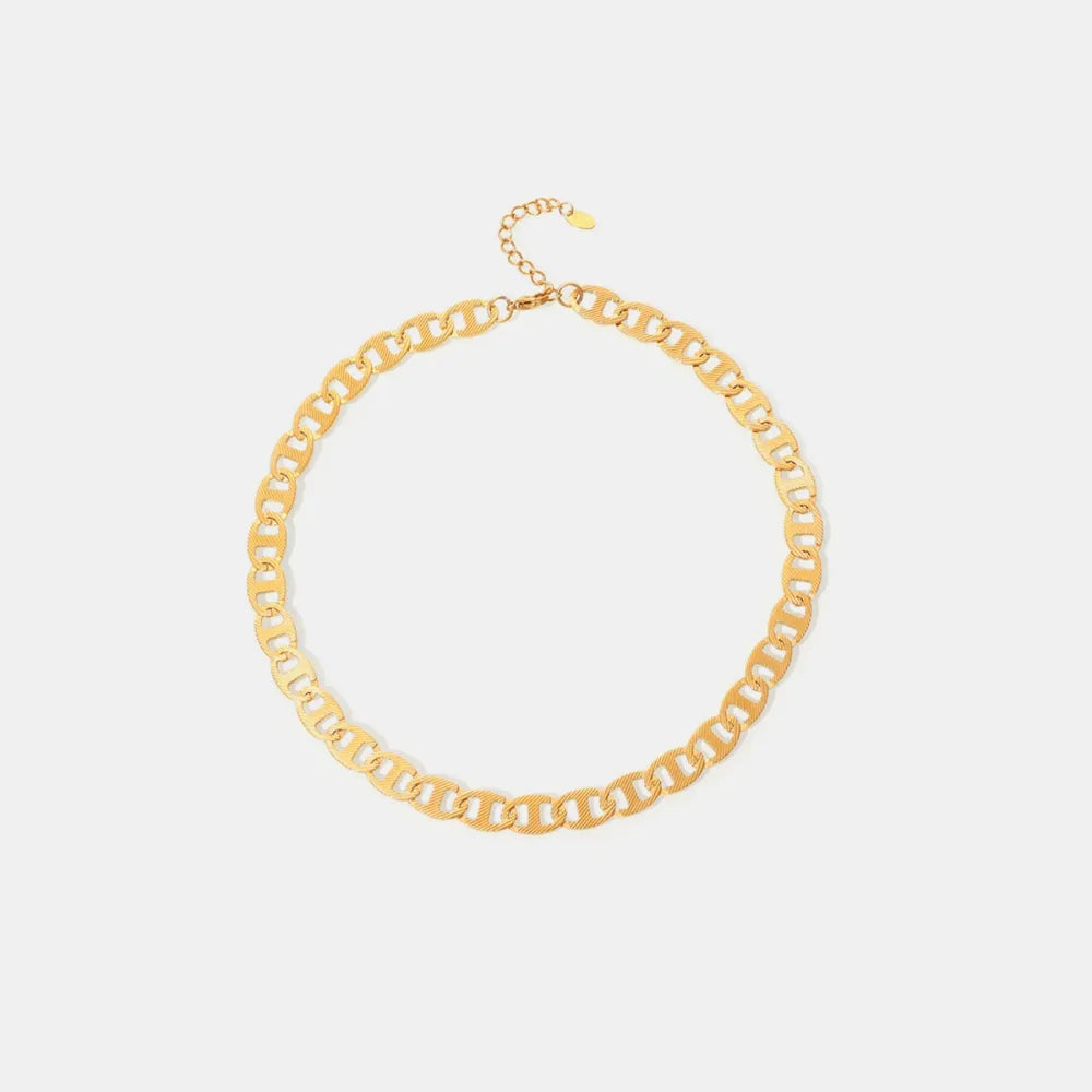 Real gold titanium steel necklace - Korvel