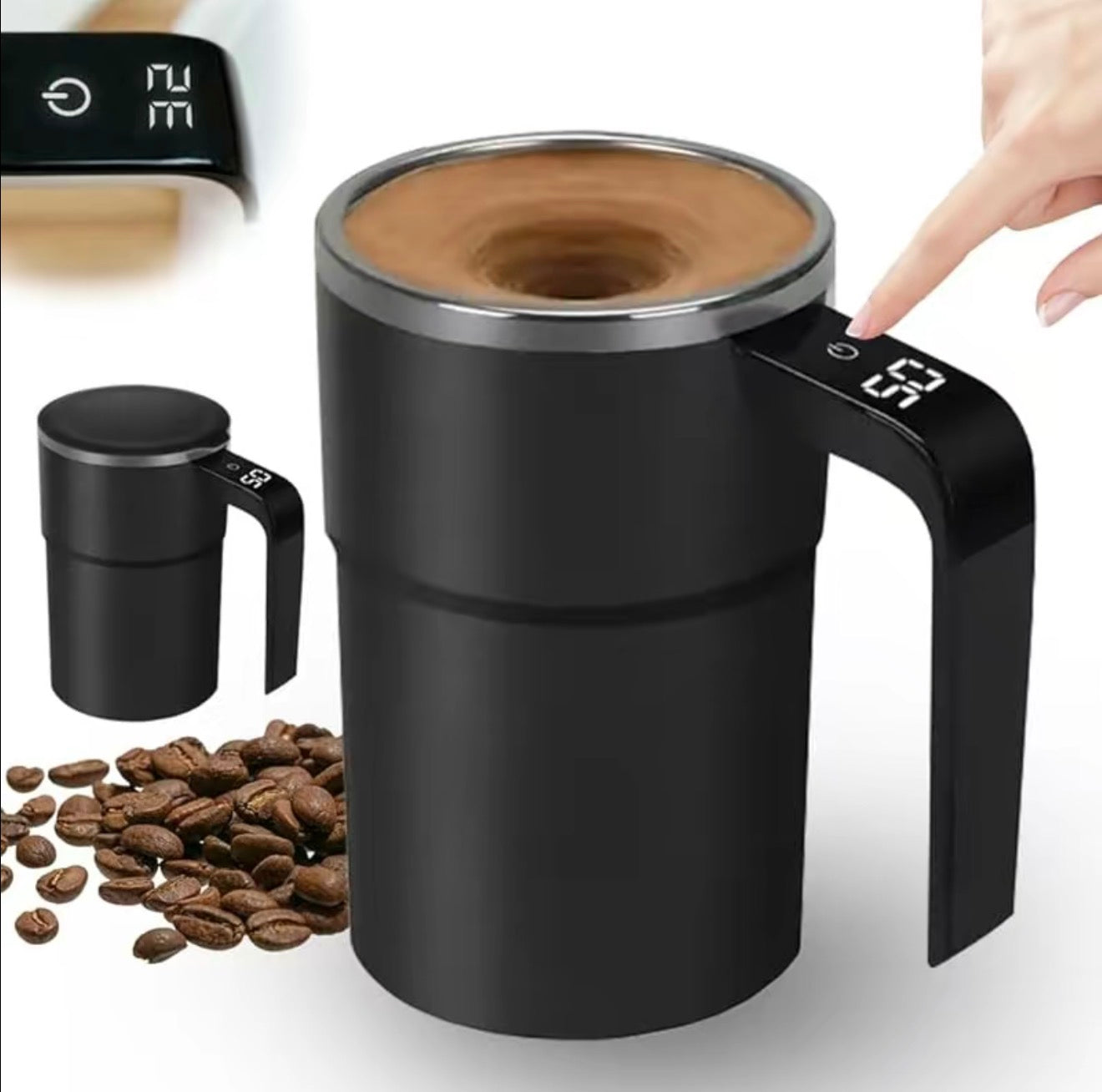 StirMate Thermal Mug - Self-Stirring Convenience