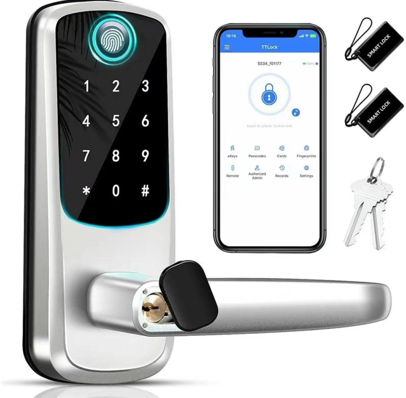 Cerradura Inteligente SecureTouch - Solución de Entrada Sin Llave