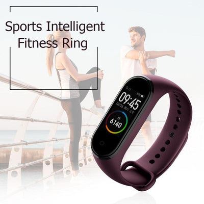 Chinese Version Xiaomi Mi Band 4 5ATM Heart Rate Smart Wristband (Wine Red) - Korvel