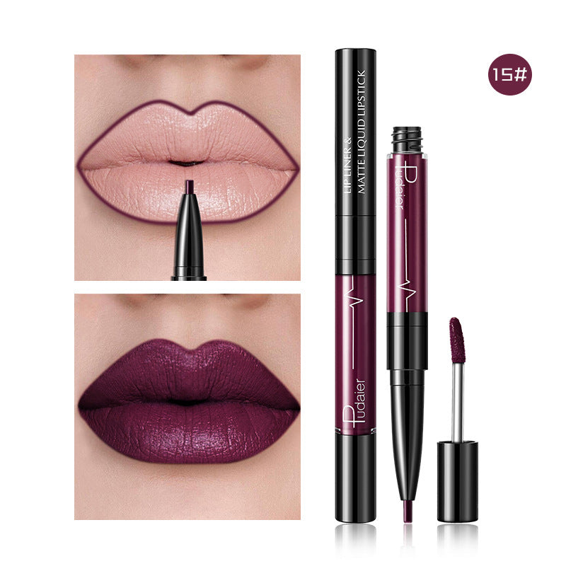Pudaier Velvet Matte Double-End Lip Gloss