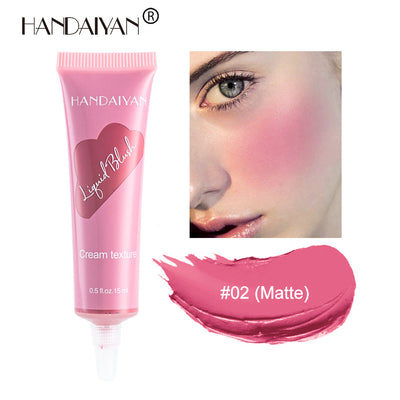 HANDAIYAN Liquid Blush - Natural Matte Nude Finish