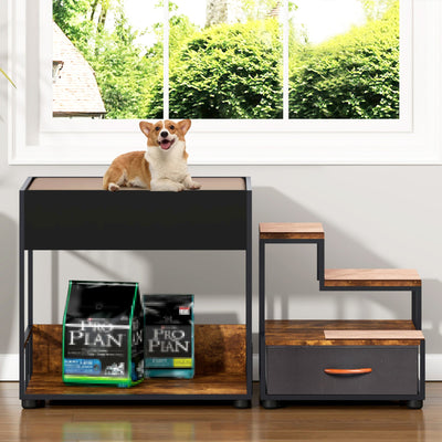 Elevated Multi-Level Dog Bed Window Perch