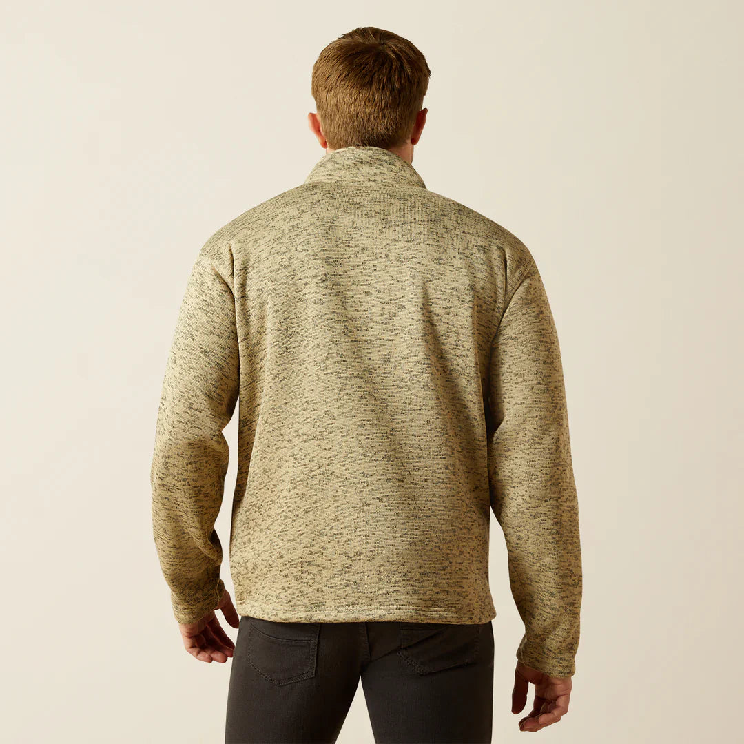 Ariat Men's Caldwell 1/4 Button Sweater - Stylish Comfort - Korvel