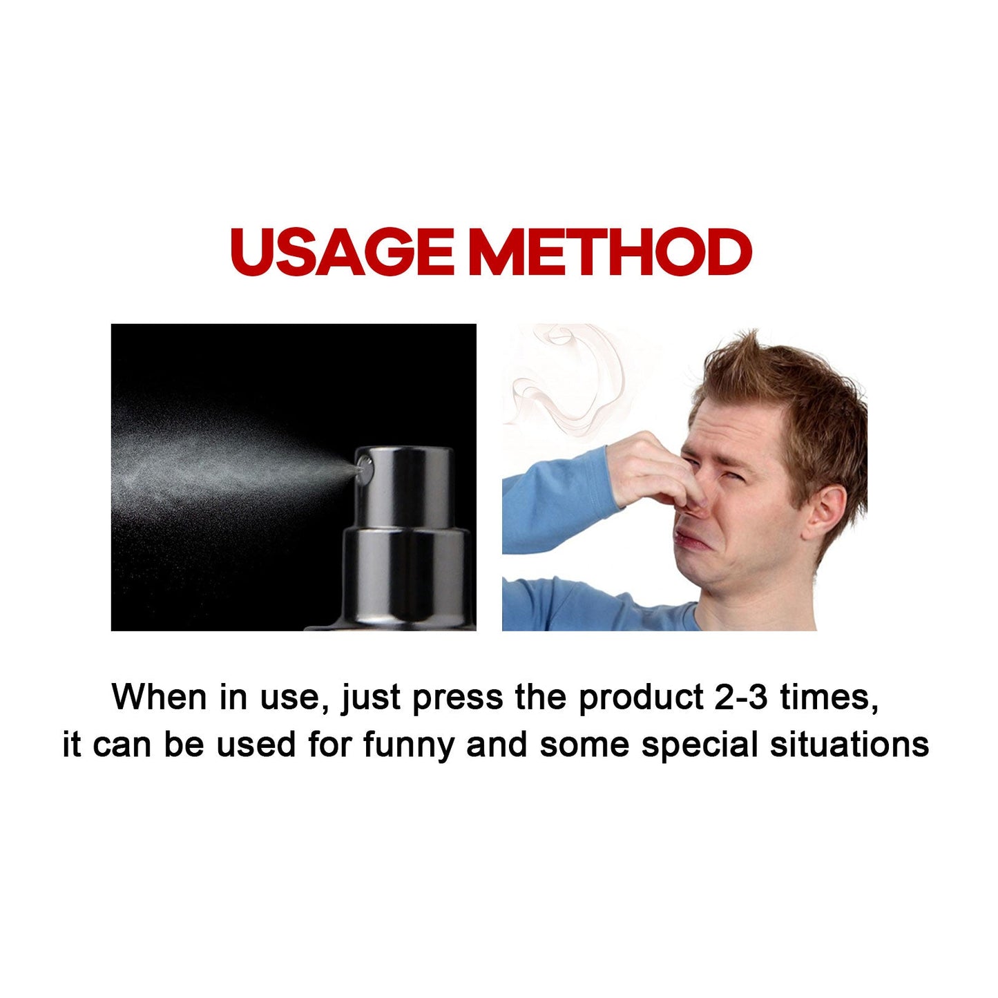 Fart Pepper Spray, Liquid Odor Pranks Portable Spray For April Fool's Day Pranks - Korvel