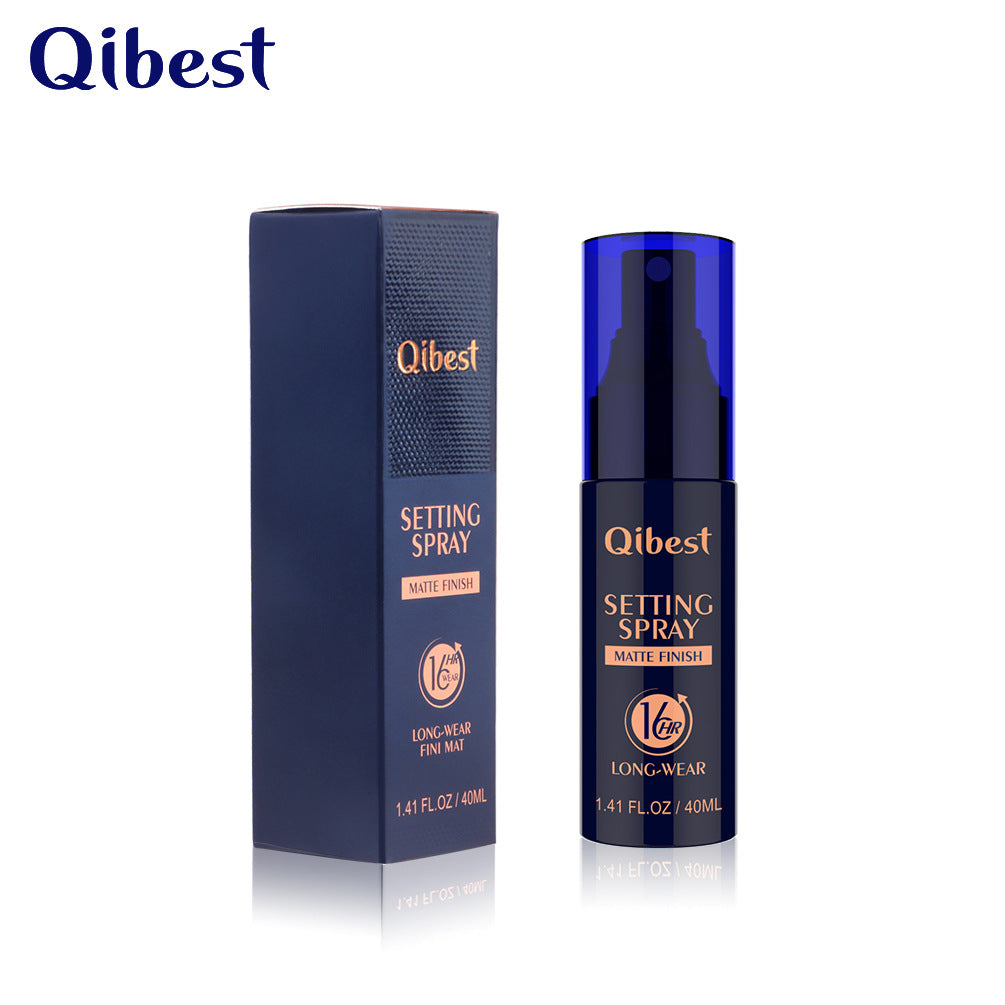 Qibest Spray Fixateur de Maquillage Matifiant Revitalisant - 40ml