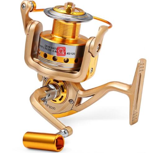 YUMOSHI HF 1000 - 7000 Fishing Reel Metal Spool Spinning Fishing Reels Folding Arm 10-Ball Bearing 5.5 : 1 Fly - Korvel