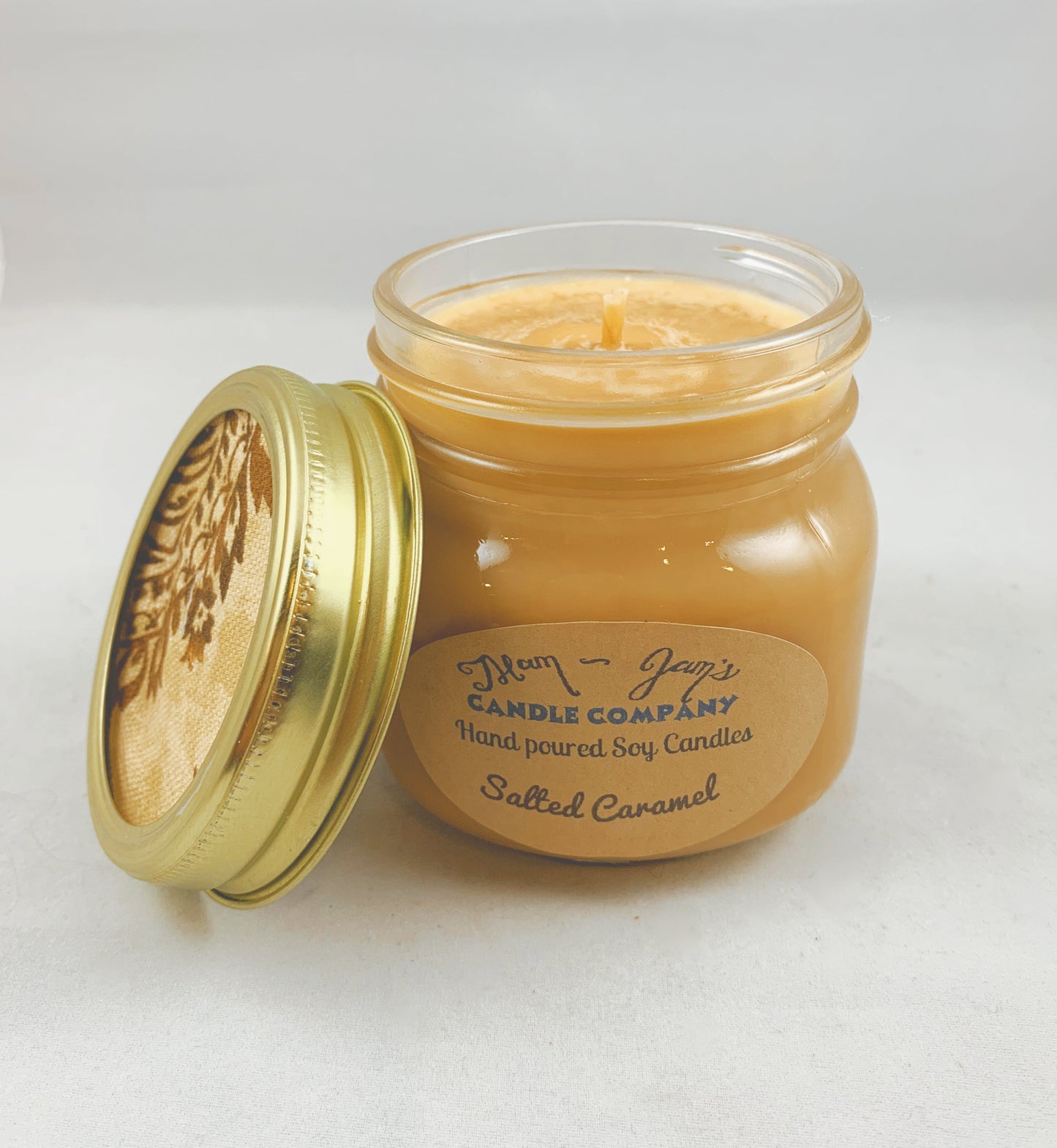 Salted Caramel Soy Candle – Sweet & Decadent Scent | Mam Jam’s - Korvel