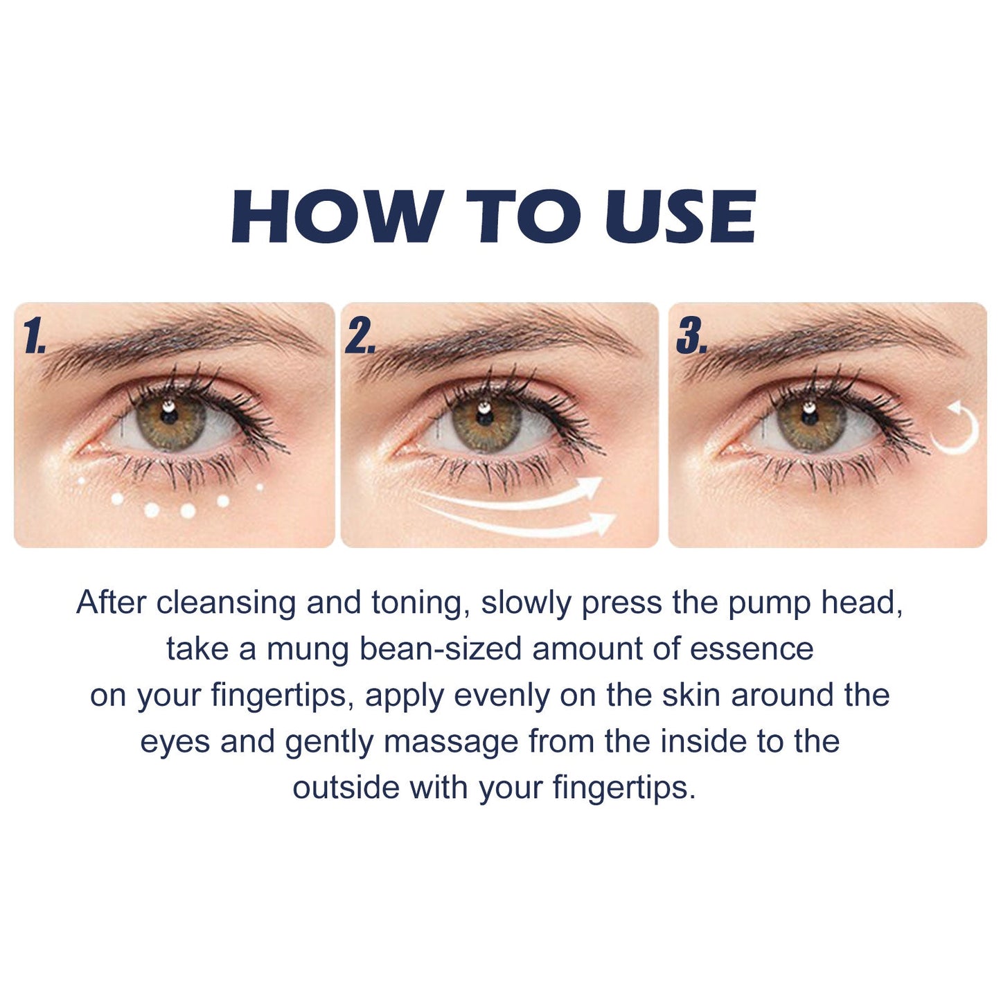 Essence de Réparation des Yeux Premium pour Hydratation et Douceur