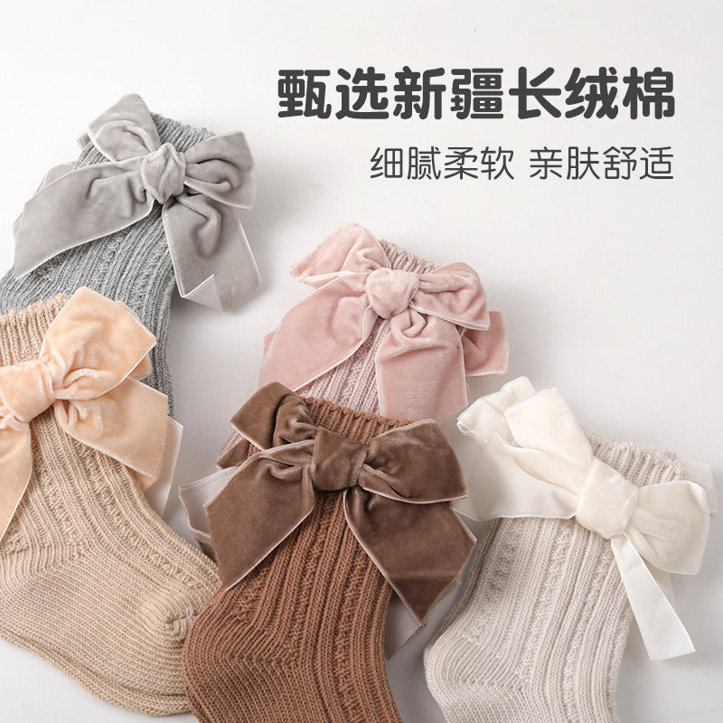 Chaussettes en coton douces pour bébés pour l'automne et l'hiver
