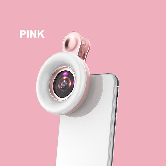 Mobile Phone Lens 15x Macro Lens Beauty Shooting Eyelashes Nails Make-Up Makeup Photo Fill Light LQ190 - Korvel