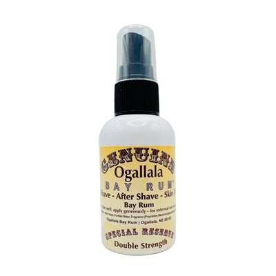 Ogallala Bay Rum Double Strength Pre Shave & After Shave 2 Oz