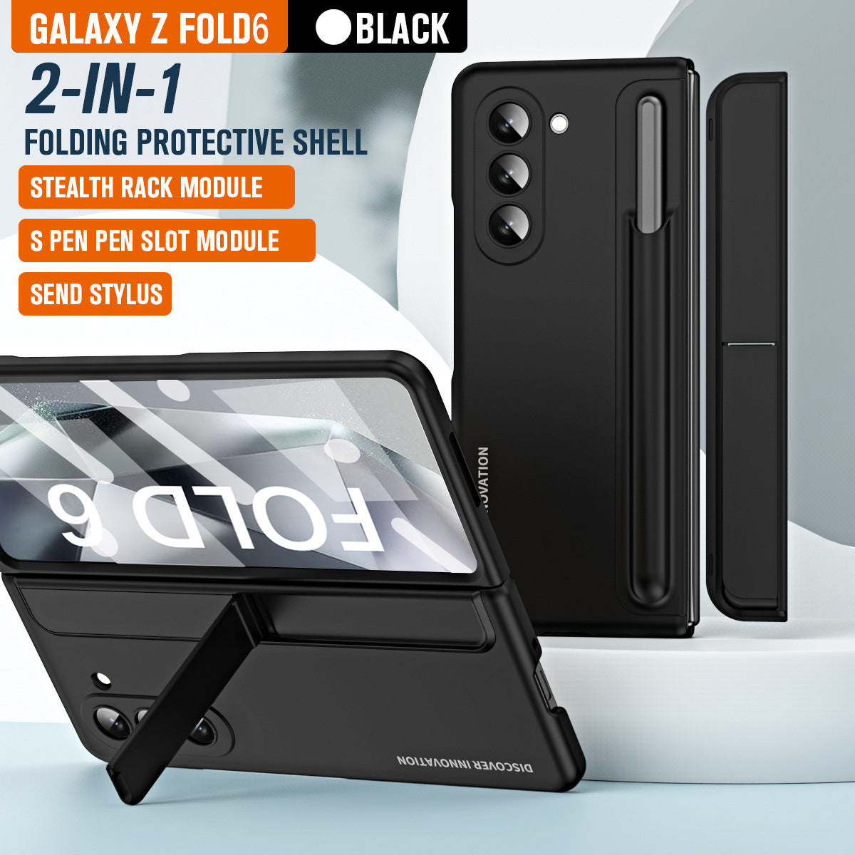 Coque Premium Samsung Z Fold 6 avec emplacement pour stylo - Protection tout-en-un