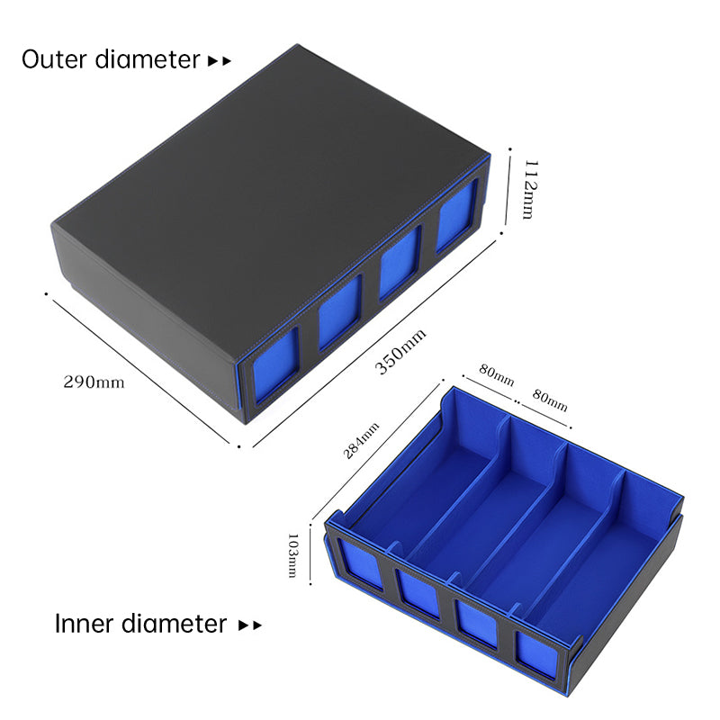Large-capacity 3000+ Tabletop Game Card Storage Box - Yu-Gi-Oh! & Pokémon Flip-Top Card Case - Korvel