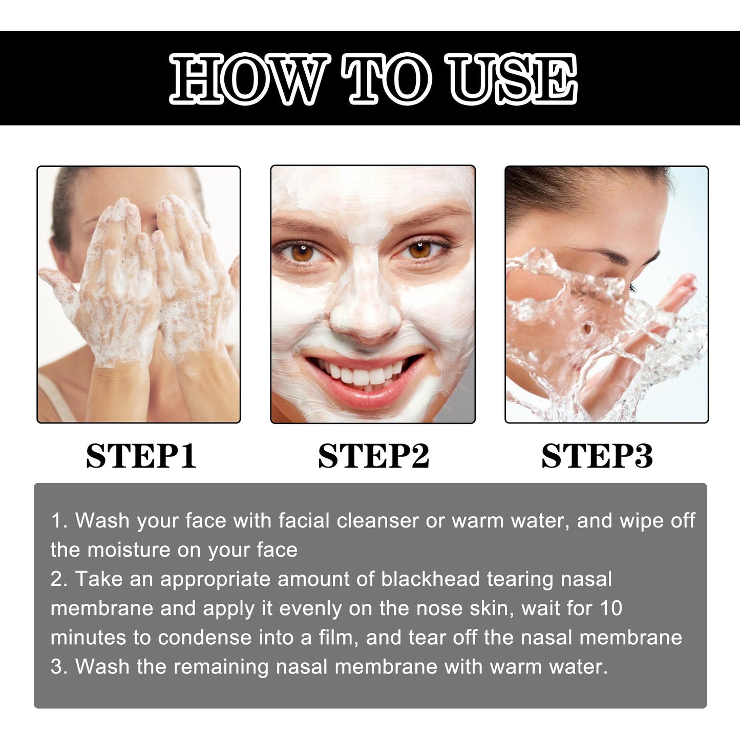 Strawberry Peel Nose Mask for Blackhead Removal