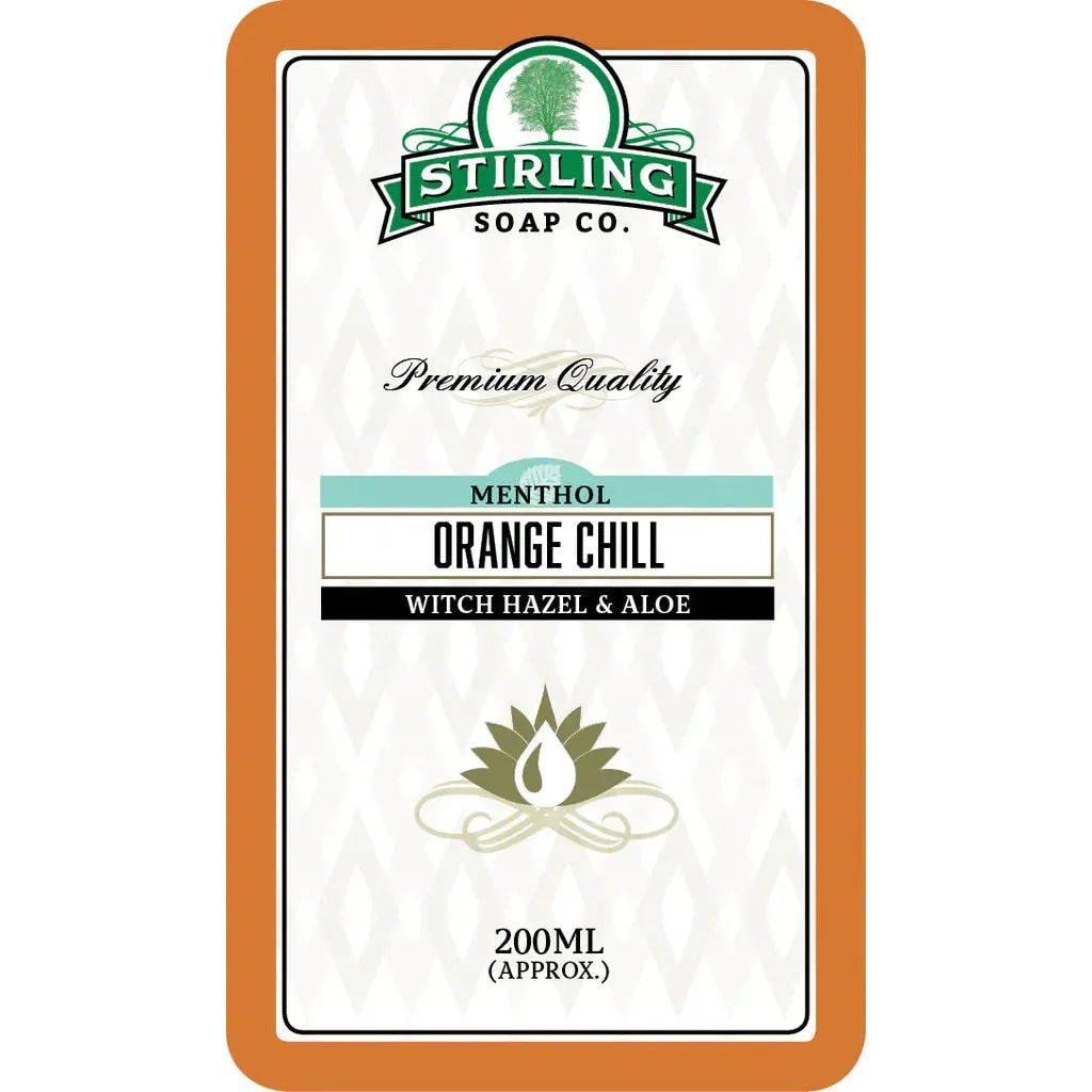 Stirling Soap Co. Orange Chill Aftershave Splash 200 ml