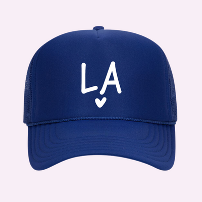I LOVE LA Printed Trucker Hat
