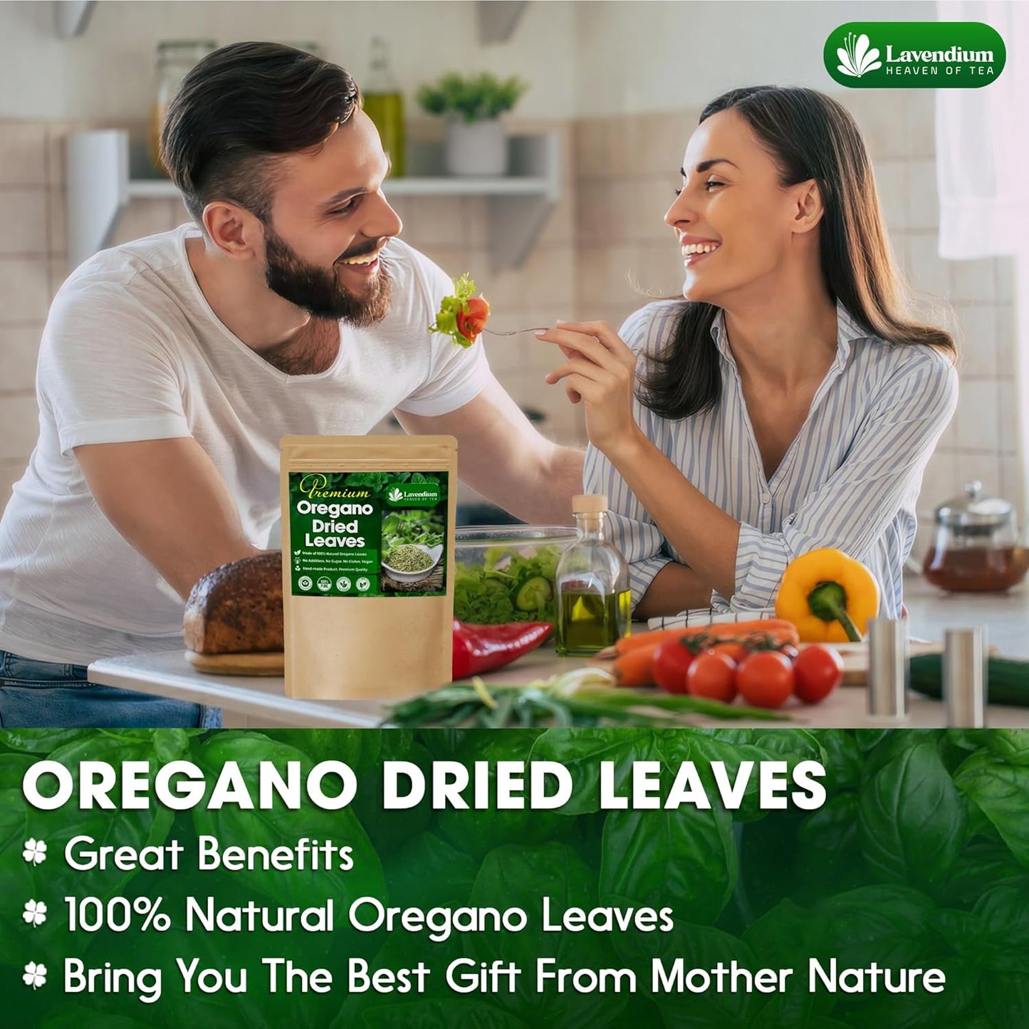 Hojas de Orégano Secas Premium – 100% Puras y No Transgénicas