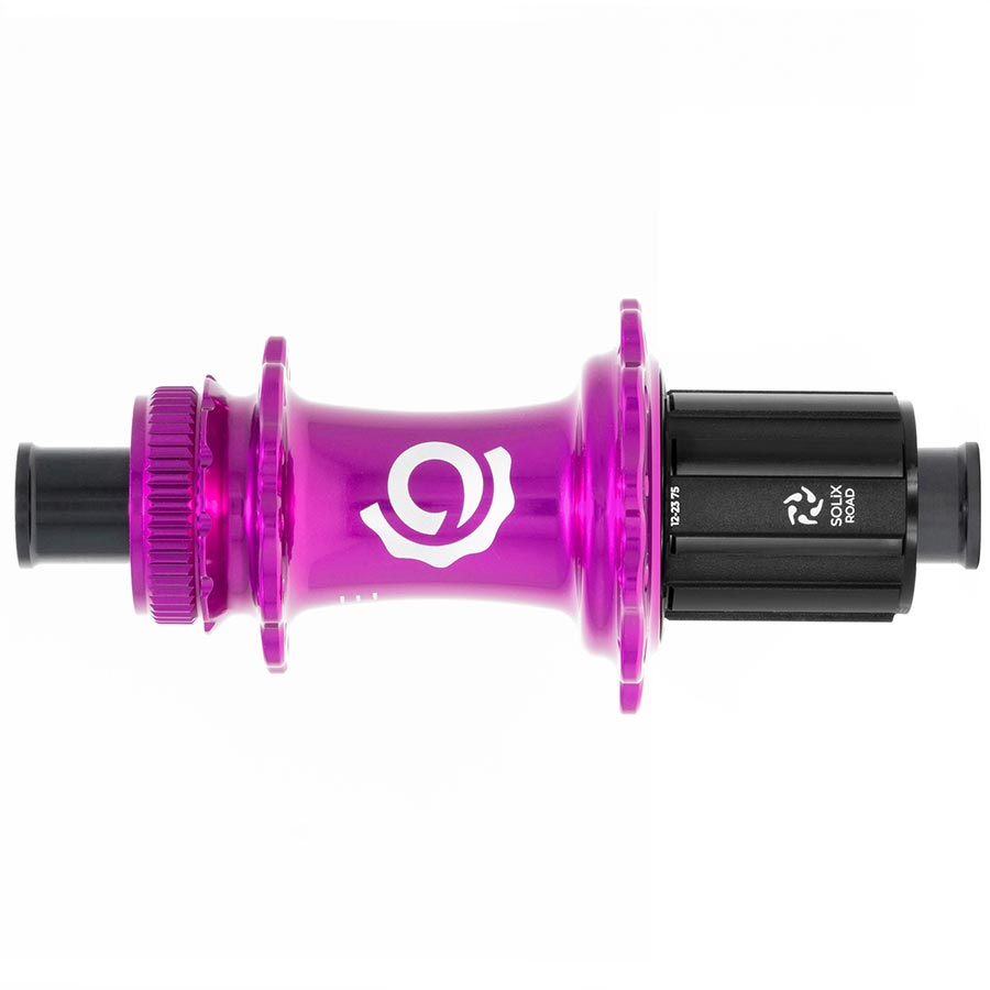 Moyeu arrière Industry Nine Solix G Classic - 12mm TA, Shimano HG 11, 28H, Violet