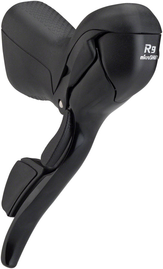 Levier de changement de vitesse microSHIFT R9 droit pour guidon tombant - Compatible 9 vitesses Shim