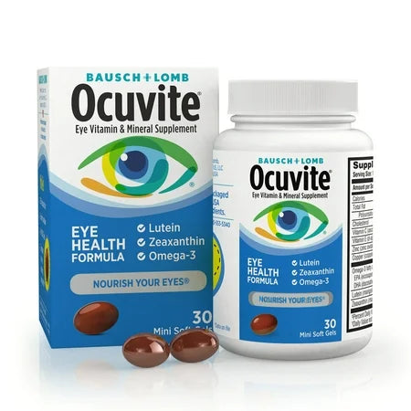 Supplément Ocuvite Formule Santé Oculaire Softgel, 30 Ct